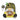Coffee Bee Gnome Embroidered Towel 502