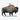 Mountain Bison Embroidered Towel 703